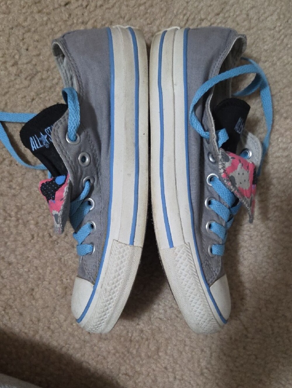 Converse All Star Black Sheep Double Tongue Low-Top Sneakers - Picture 6 of 7
